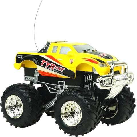 4Ch Remote Control High Speed Electric RC Car 1:43 Off-Road Vehicle Model Yellow