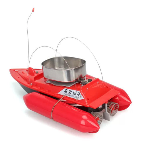 Bait Feeding Food Fish Duck Bird Fishing Water Boat Remote Control RC Marine Red