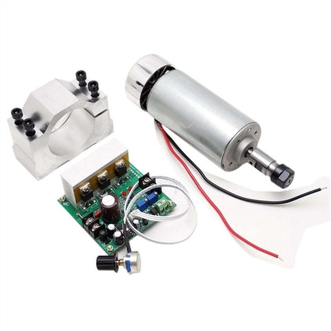 DC 400W CNC Spindle Motor ER11 Mach3 Pwm Speed controller Mount Engraving Set