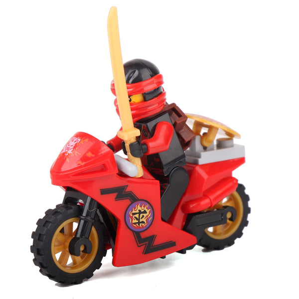 6 Minifigures Building Brick for Ninja Ninjago Jay Cole Lloyd Kai Zane Lord