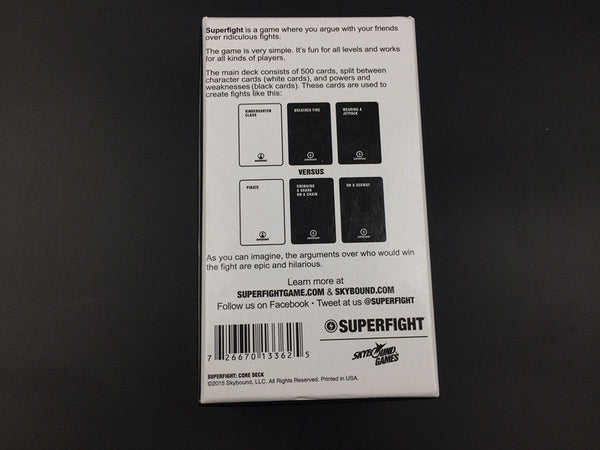 Hot Starter Card Deck Playing Cards Superfight Main game The Card Game Core