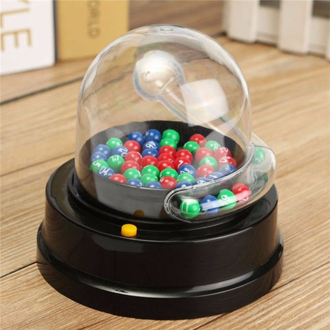 Automatic Drawing Number Picking Machine Lottery Bingo Games Shake Lucky Ball