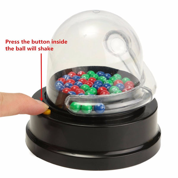 Automatic Drawing Number Picking Machine Lottery Bingo Games Shake Lucky Ball