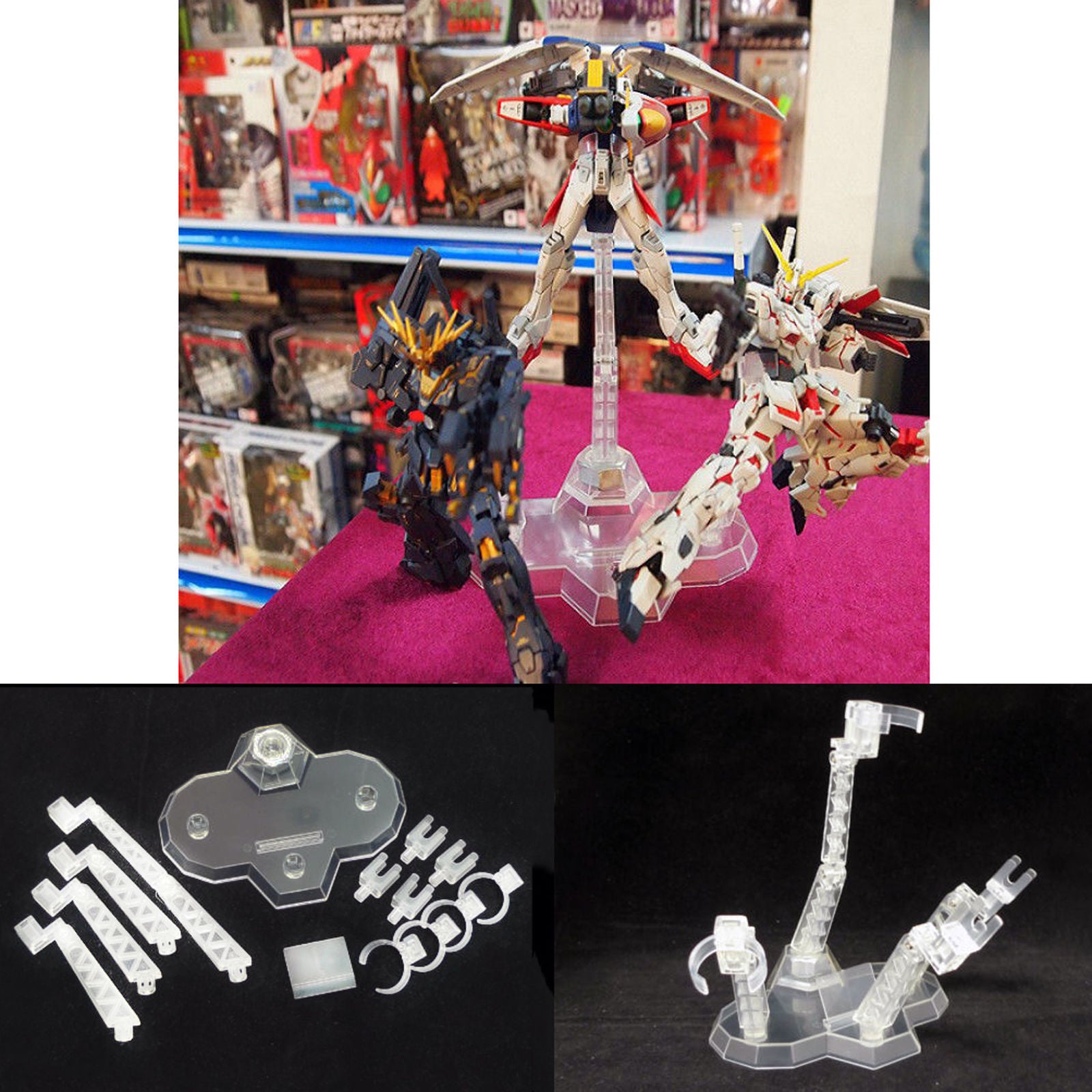 Action Base for 4 Figures Models SD 1/100 1/144 SD BB Gundam Figure Model Kit