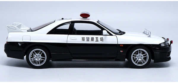 1:18 1/18 Nissan Okuta Ninomura GT-R R33 Police Car Die Cast Model