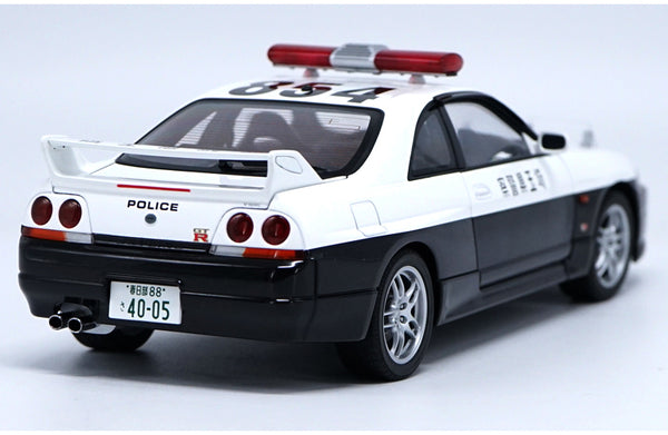 1:18 1/18 Nissan Okuta Ninomura GT-R R33 Police Car Die Cast Model
