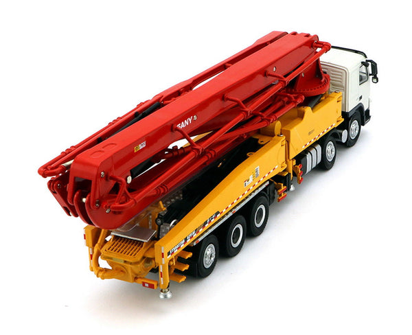 1:50 1/50 VOLVO 62 m Concrete Mechanical Pump Long Stent Truck model for SANY