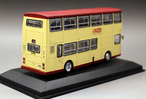Toy Double Route Decker Bus KMB 1:76 Hongkong 113 Road Bus Model Kids Toy Gift