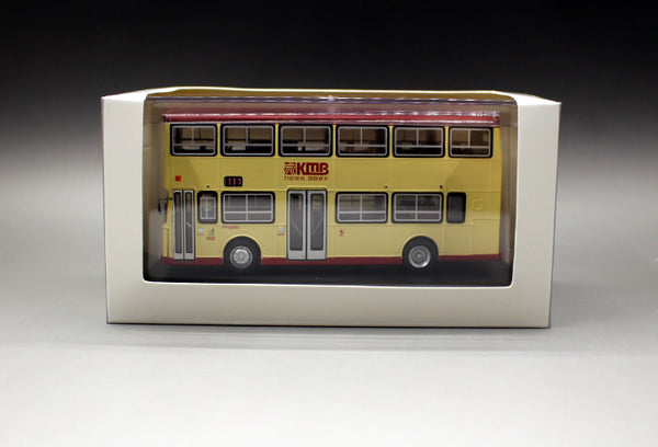 Toy Double Route Decker Bus KMB 1:76 Hongkong 113 Road Bus Model Kids Toy Gift