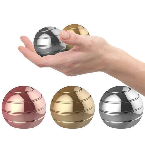 Kinetic Ball Decompression Spin Toy Finger Gyroscope Rotating Gyro Detachable