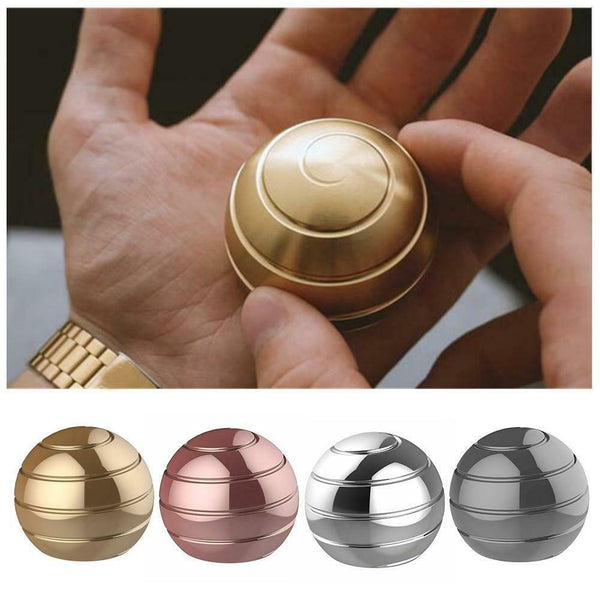 Kinetic Ball Decompression Spin Toy Finger Gyroscope Rotating Gyro Detachable
