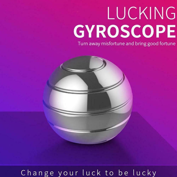 Kinetic Ball Decompression Spin Toy Finger Gyroscope Rotating Gyro Detachable