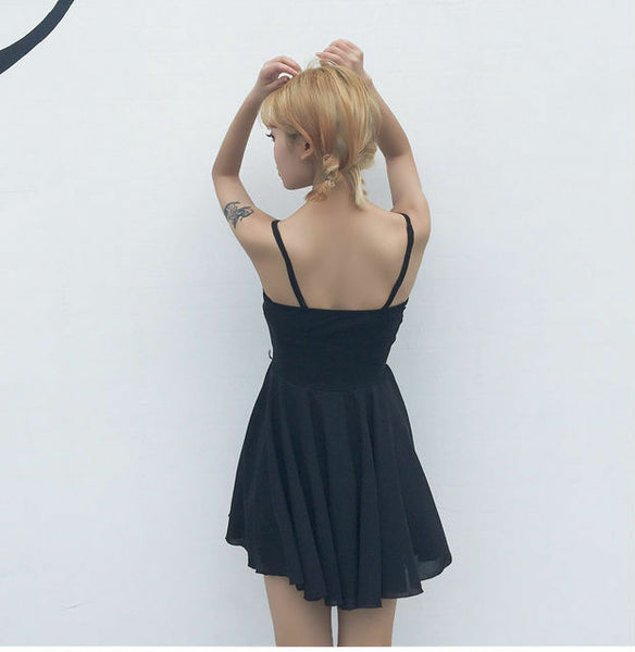 New Lovely Cute Kawaii Harajuku Ropa Dress Black Cat Ears Gato Japan Korea Style