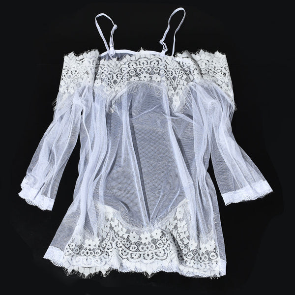 Extremely Sexy Lingerie Sleep Nightwear Babydoll Lace Underwear G String Dress