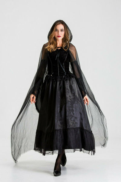 Women Halloween Clubing Vampire Costume Witch Witches Cosplay Fancy Dress Witch Outfit