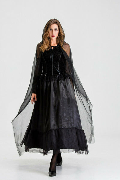 Women Halloween Clubing Vampire Costume Witch Witches Cosplay Fancy Dress Witch Outfit