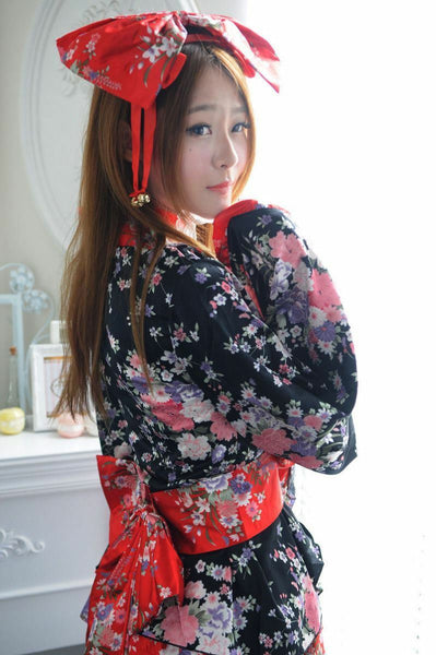 Beauty Japanese Women Ladies Kimono Lolita Maid Uniform Outfit Anime Cosplay Costume Dress Dresses