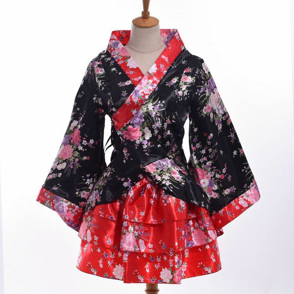 Beauty Japanese Women Ladies Kimono Lolita Maid Uniform Outfit Anime Cosplay Costume Dress Dresses