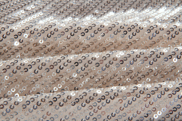 Fashionable Temperament Spring luxury sequined V-neck Long Sleeve Pencil Dress