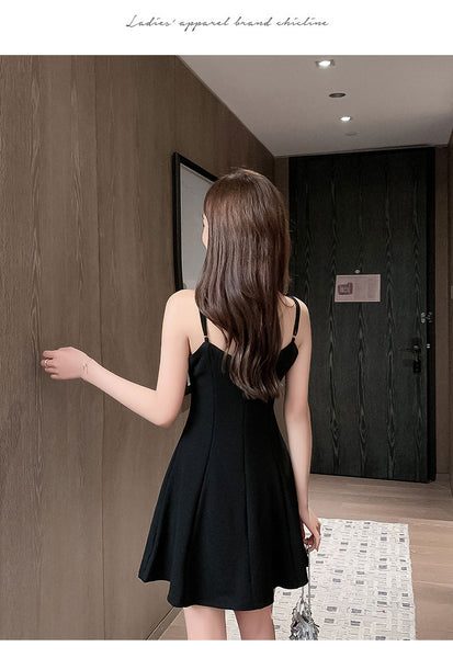 Sexy Temperament Sling Strap Waist Elastic Soft Comfort Bottoming Skirt