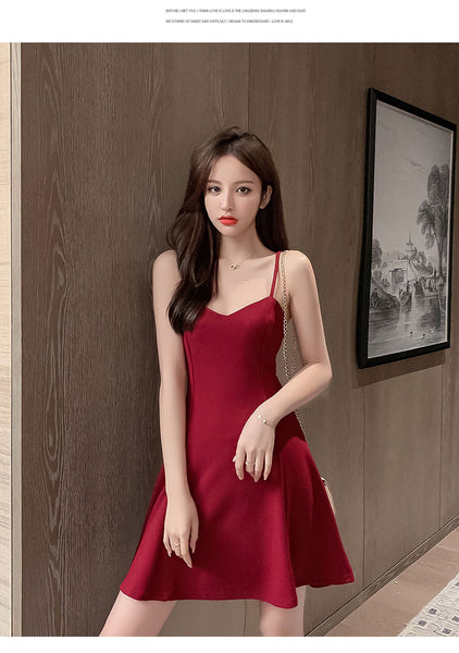 Sexy Temperament Sling Strap Waist Elastic Soft Comfort Bottoming Skirt