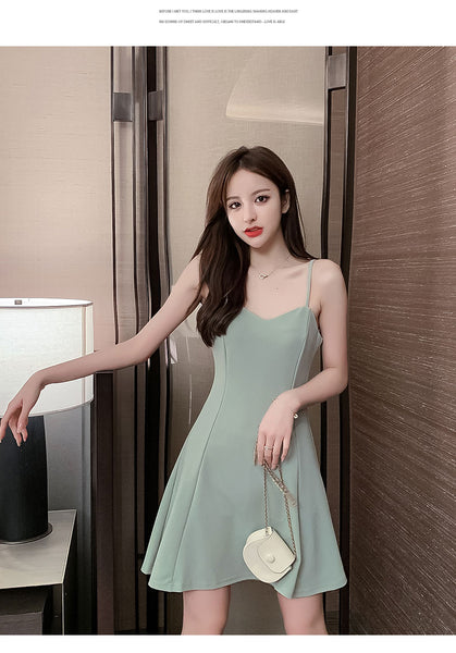 Sexy Temperament Sling Strap Waist Elastic Soft Comfort Bottoming Skirt