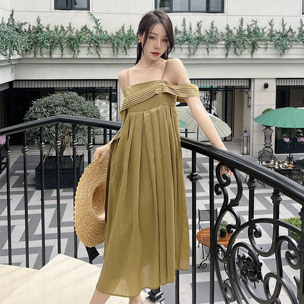 Beach Seaside Summer Holiday Beautiful Fashion Design Fairy Loose Dress