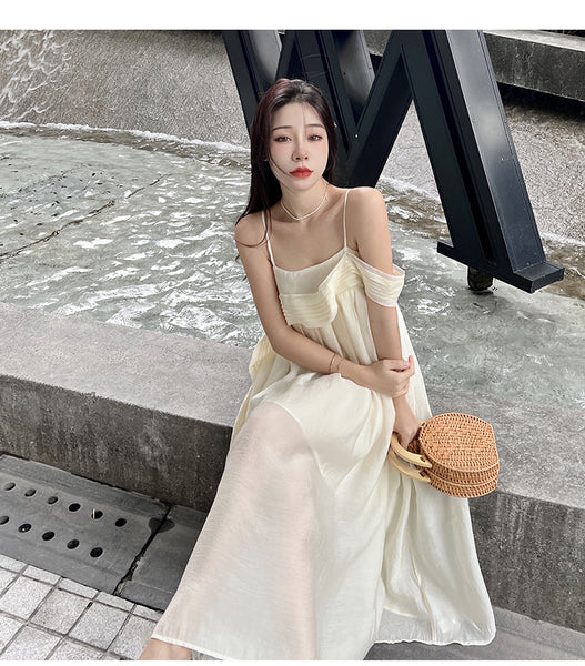 Beach Seaside Summer Holiday Beautiful Fashion Design Fairy Loose Dress