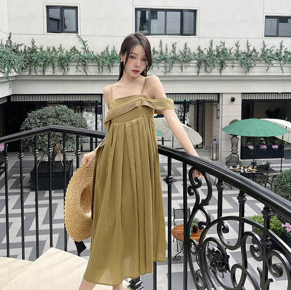 Beach Seaside Summer Holiday Beautiful Fashion Design Fairy Loose Dress