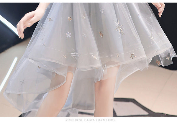 Banquet Evening Mesh Lace Skirt Fairy Temperament Dream Bridesmaid Dress