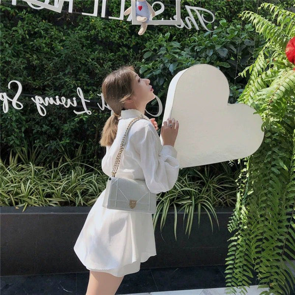 Temperament Two Piece Professional Office Work Suit Waist Shirt Wide Bottom Casual Pants