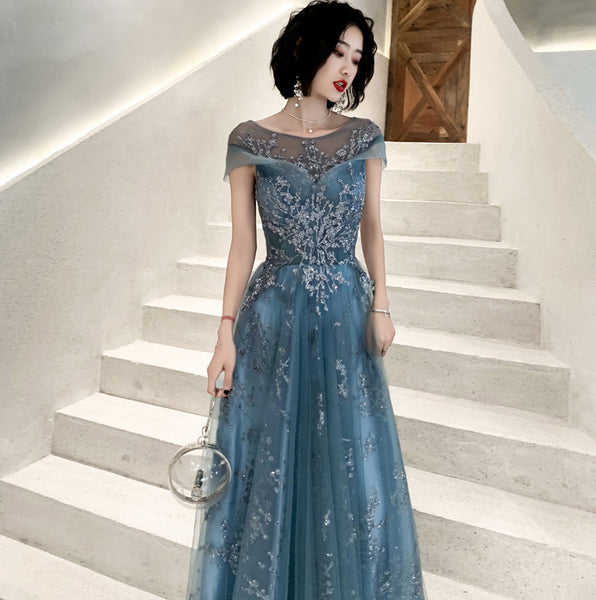 Plus Size Annual Meeting Fairy Temperament Banquet Evening Prom Party Long Dress