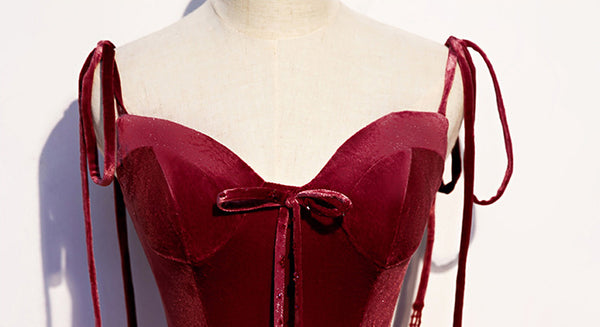 Fairy Chic Beautiful Red Gradient Color Change Spaghetti Strap Sleeveless Prom Dresses