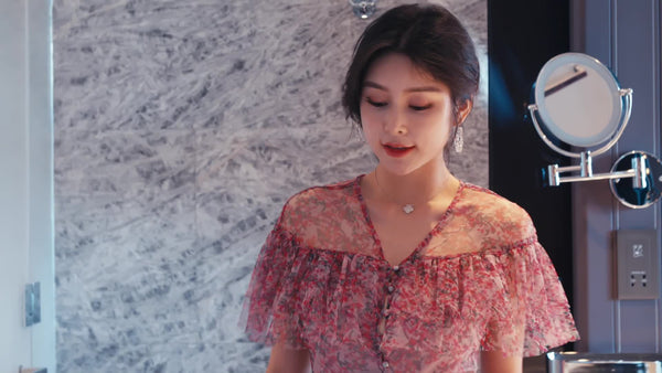 Fairy Summer Sweet Elegant Women Romantic Ruffle Floral Lace Fishtail Pleated Long Dress