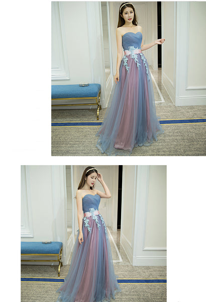 Gorgeous Sparkly Banquet Evening Off Shoulder Strapless Bridal Bridesmaid Princess Long Prom Dress
