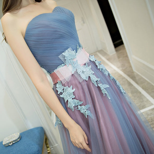 Gorgeous Sparkly Banquet Evening Off Shoulder Strapless Bridal Bridesmaid Princess Long Prom Dress