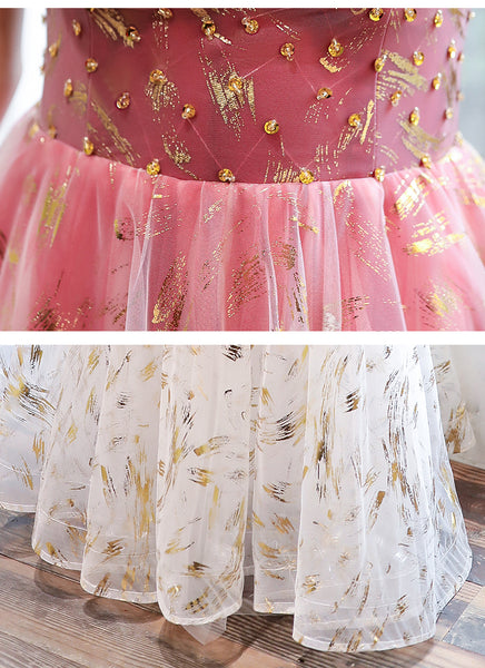 Sparkly Romantic Evening Banquet Women Noble Rose Red Spaghetti Strap Prom Bride Long Dress