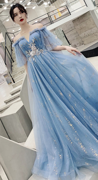 Temperament Elegant Princess Chiffon Strapless High Waist Gown Long Evening Dress