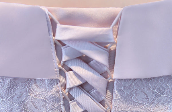 Wonderful Elegant Women Satin Off Shoulder Waist Bow Birthday Party Bridesmaid Knee Length A Line Dress