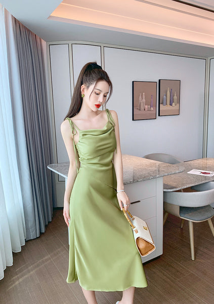 Romantic Vintage Casual Sexy Women High Waist Irregular Sleeveless Top Spaghetti Strap Two Pieces Set Suit Dress Skirt