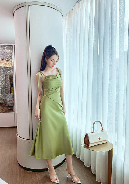 Romantic Vintage Casual Sexy Women High Waist Irregular Sleeveless Top Spaghetti Strap Two Pieces Set Suit Dress Skirt