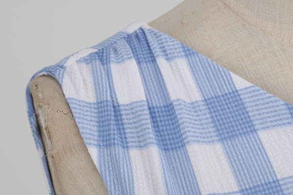 Sunny Day Women Retro Vintage One slanted Shoulder Asymmetrical Pleated High Waist Sleeveless Large Swing Mid-length Dress