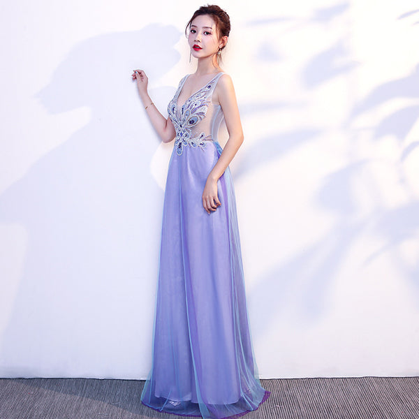 Elegant Sexy Women Deep V Neck Lace See Through Backless Night Clubbing Evening Party Dinner Dress