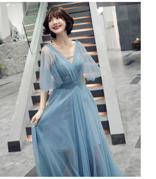 Sexy Temperament aura Elegant Beautiful Queen Women Floral Beading Wrap High Waist Banquet Evening Dress