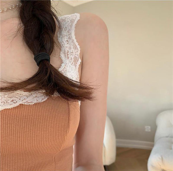 Retro Summer Sexy Women Lace Strap Ruffle Solid Side Split Slit Bodycon Style Hips Dress Clubwear