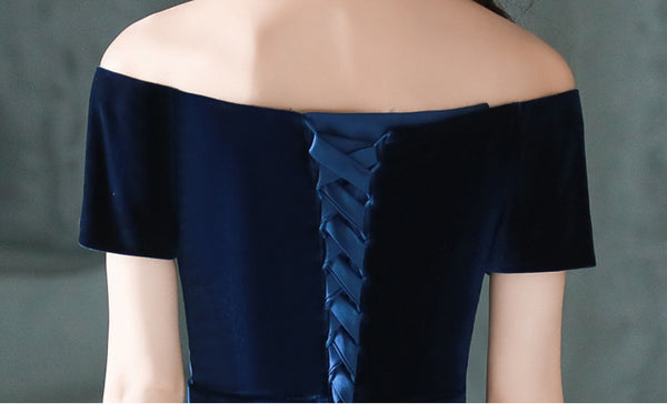 Elegant Temperament Women Fashion Gradient Color Change Off Shoulder Short Sleeves Evening Dinner Meeting Dress