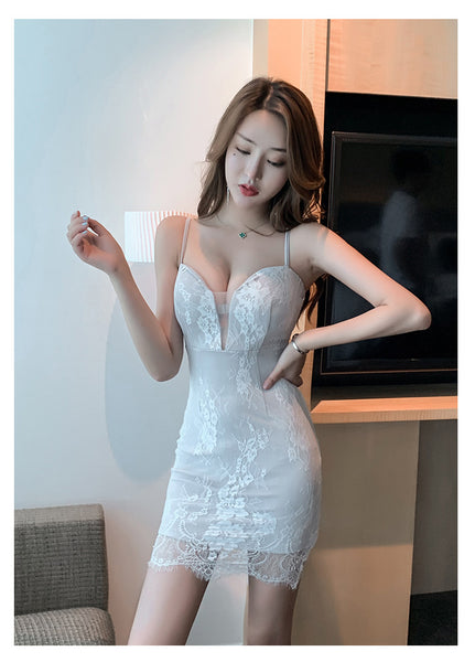Night Clubbing Sexy Women Temperament Coquettish Deep V Neck Low Cut Off Shoulder Mini Bodycon Dress