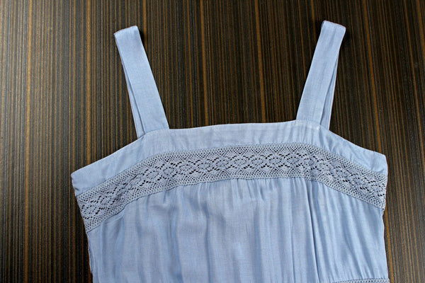 Chic Fairy Beach Seaside Scoop neck Shoulder Strap Sleeveless Big Long Maxi Cake Dress
