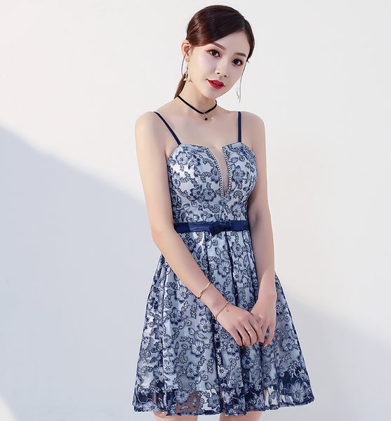 Sparkly Women Deep V Low Cut Bustier Corset Embroidered Evening Mini Skirt Clubbing Skater Dress