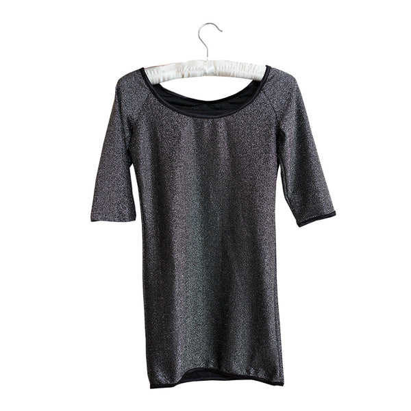 Sexy Women Plain Color Half Sleeve Party Dinner Club Bodycon Short Dress